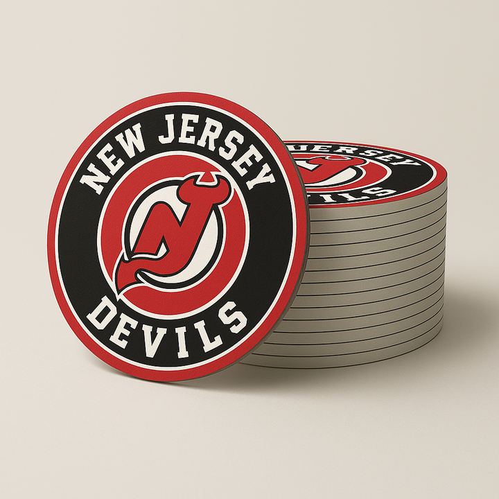 New Jersey Devils Drink Coasters
