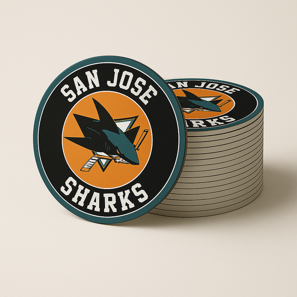 San Jose Sharks Drink Coasters