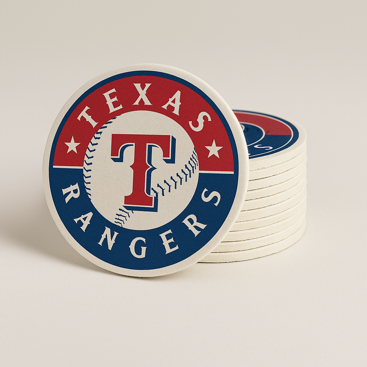 Texas Rangers Drink Coasters