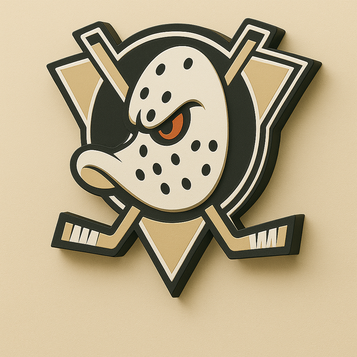 Anaheim Ducks 3D Plaque