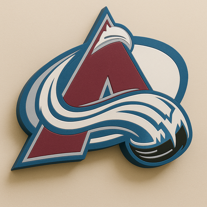 Colorado Avalanche 3D Plaque