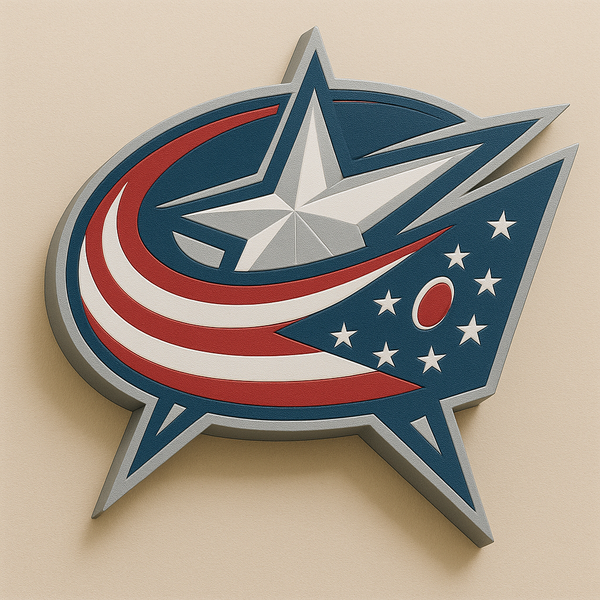Columbus Blue Jackets 3D Plaque