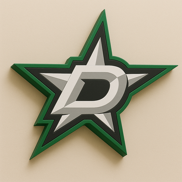 Dallas Stars 3D Plaque