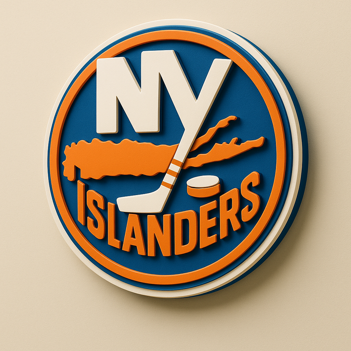 New York Islanders 3D Plaque