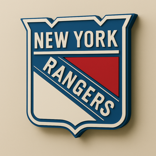 New York Rangers 3D Wall Plaque