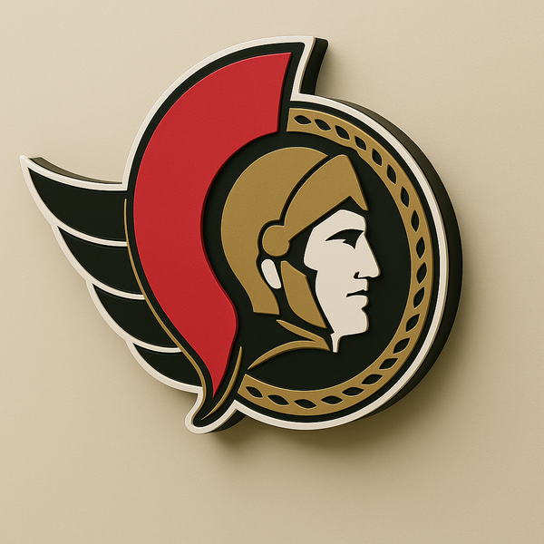 Ottawa Senators 3D Plaque