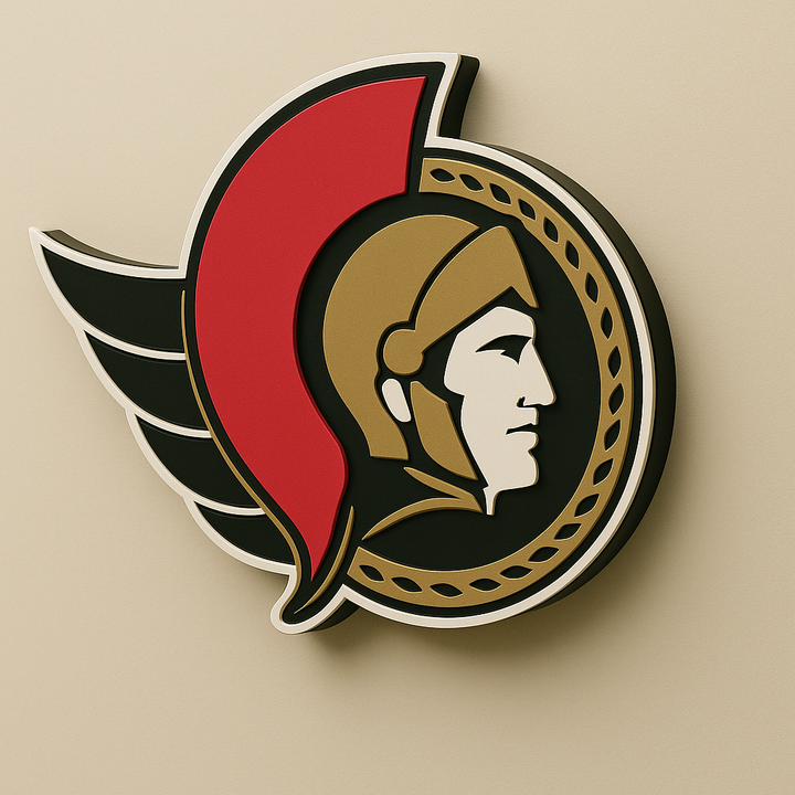 Ottawa Senators 3D Plaque