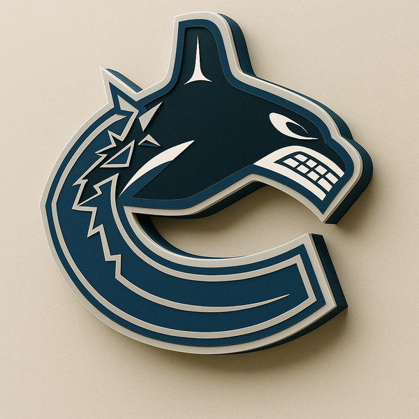 Vancouver Canucks 3D Plaque
