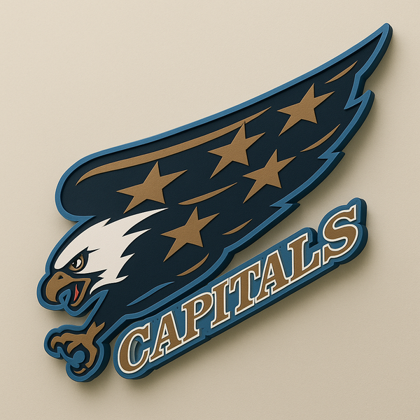 Washington Capitals Screaming Eagle 3D Plaque