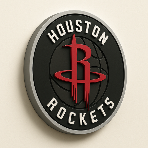 Houston Rockets 3D Plaque