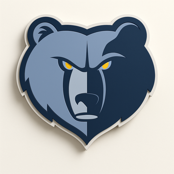 Memphis Grizzlies 3D Plaque