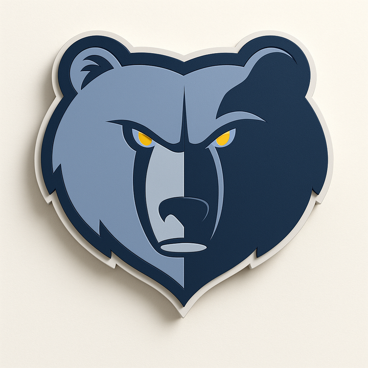 Memphis Grizzlies 3D Plaque