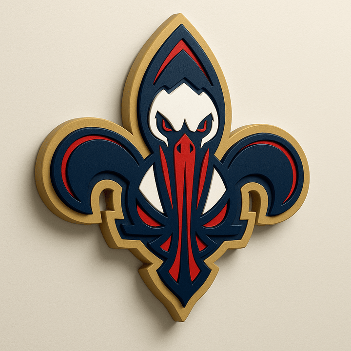 New Orleans Pelicans 3D Wall Plaque - Sign Guy