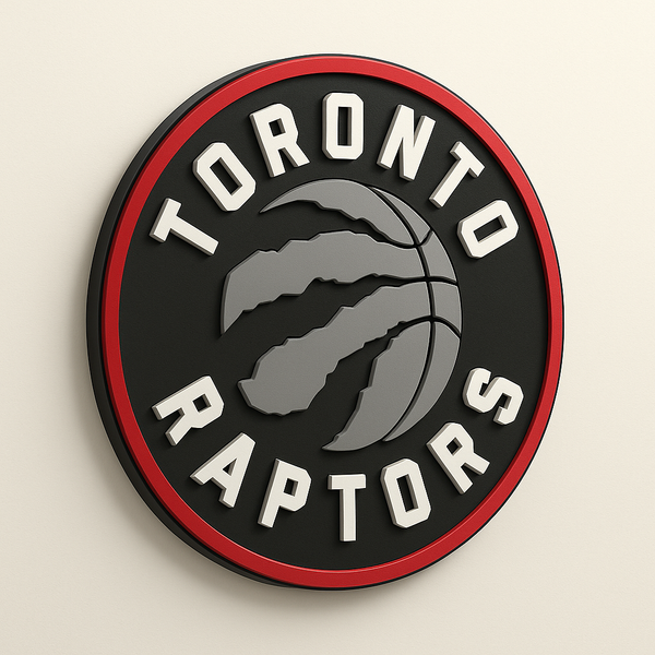 Toronto Raptors 3D Plaque
