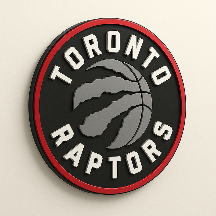 Toronto Raptors 3D Plaque