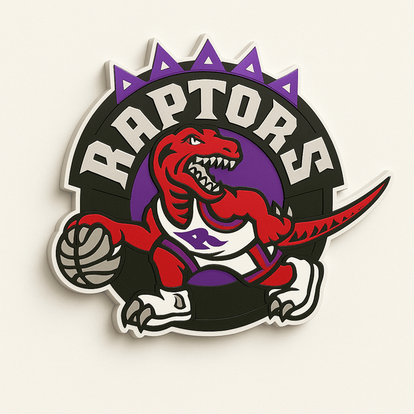 Toronto Raptors Retro 3D Wall Plaque - Sign Guy