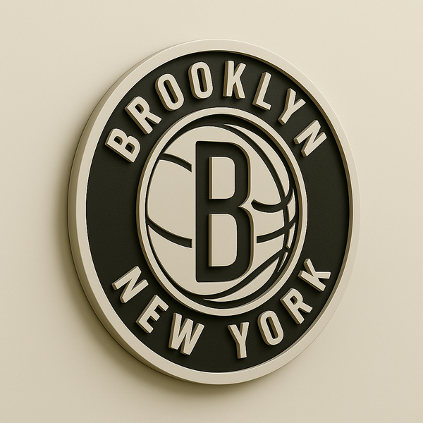 Brooklyn Nets 3D Plaque