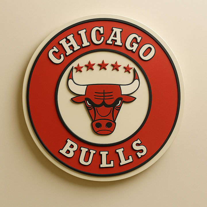 Chicago Bulls 3D Plaque