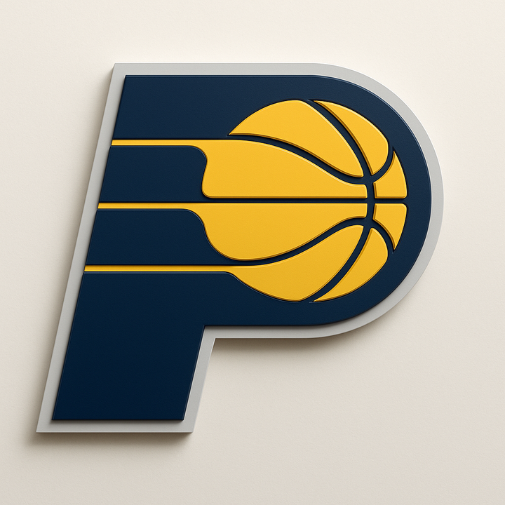 Indiana Pacers 3D Plaque