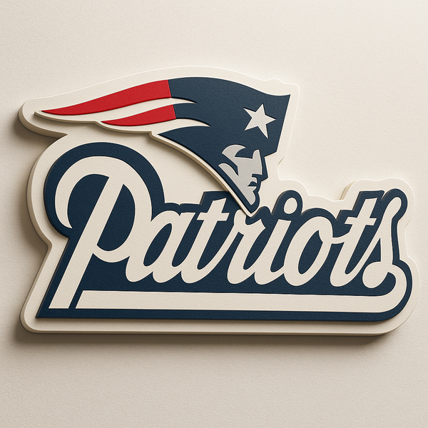 New England Patriots 3D Plaque