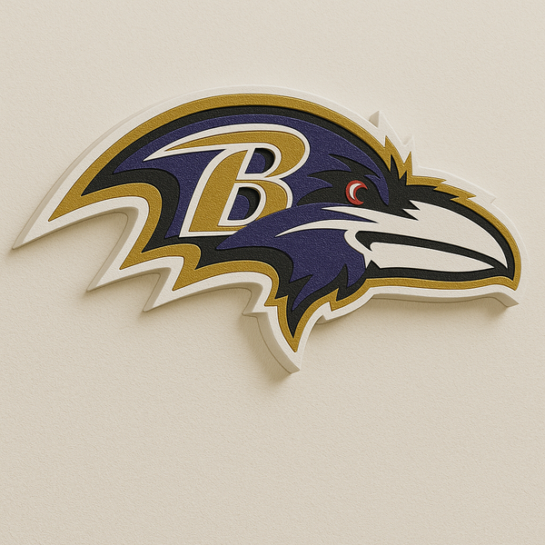 Baltimore Ravens 3D Plaque