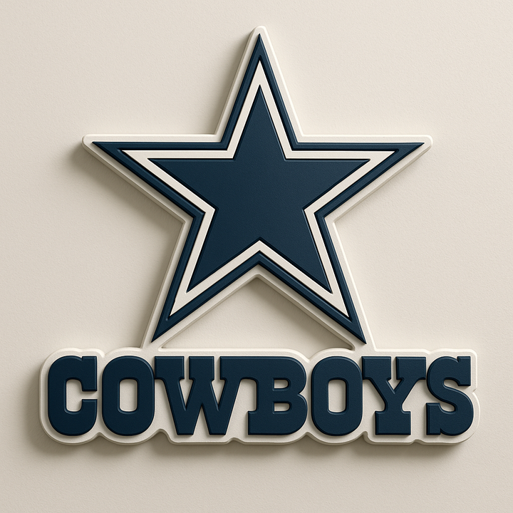 Dallas Cowboys 3D Plaque