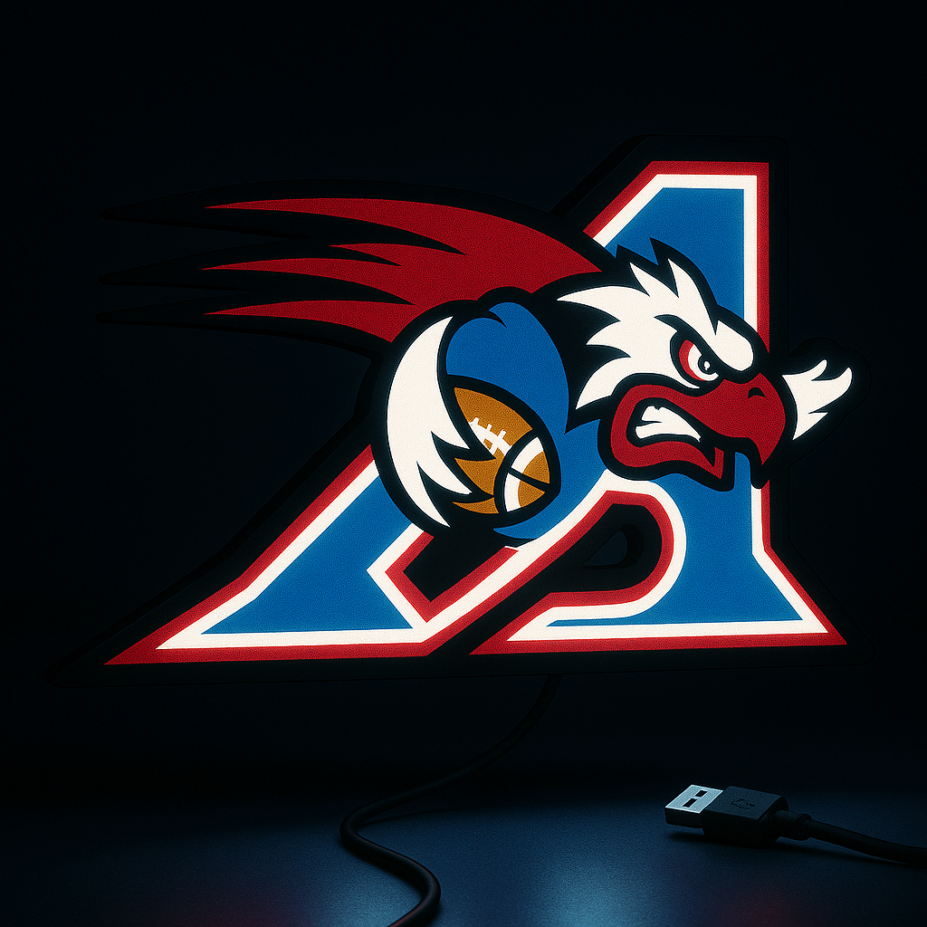 Montreal Alouettes Retro LED Bar Light