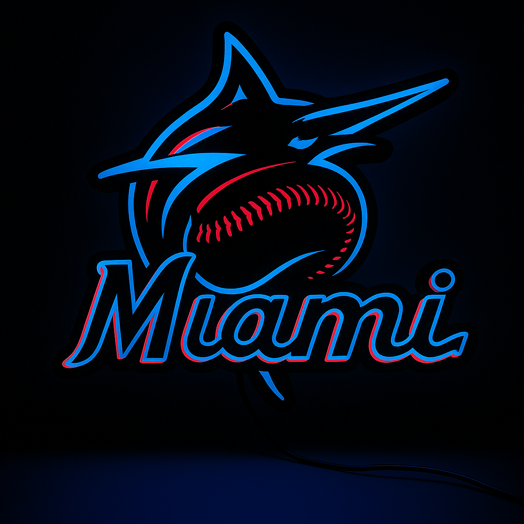Miami Marlins LED Bar Light