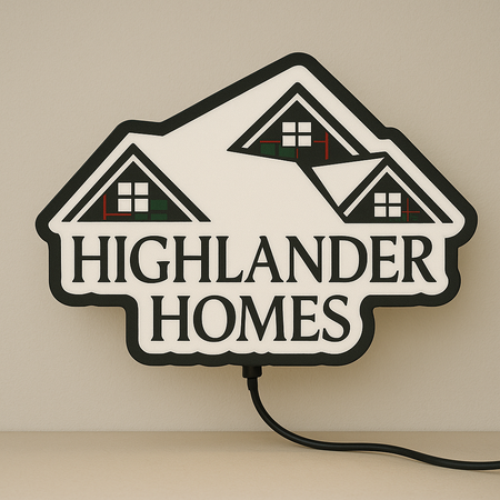 Highlander Homes LED Sign