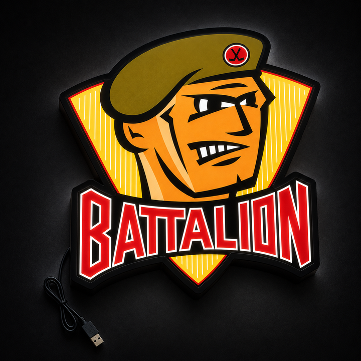 Illuminated North Bay Battalion LED Sign