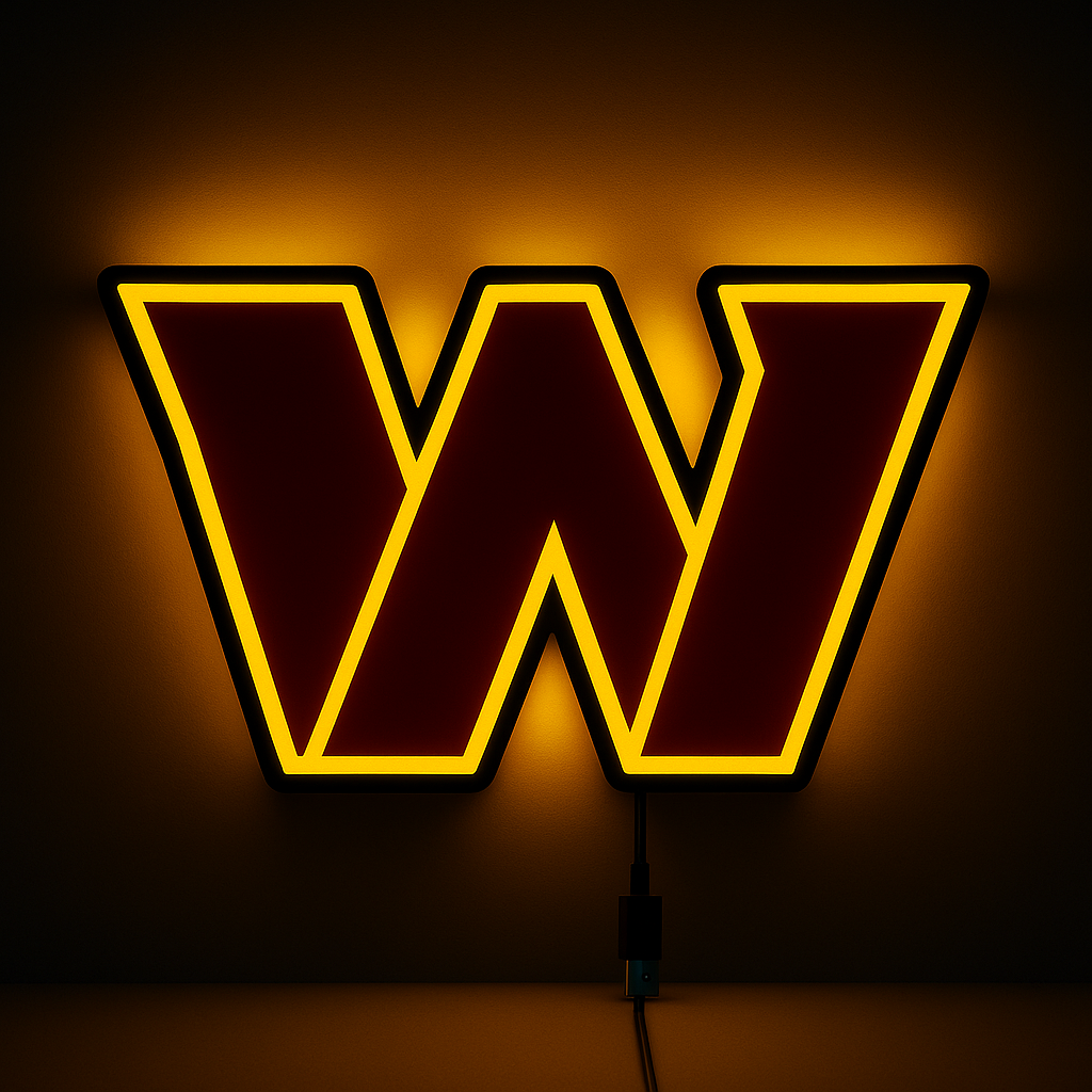 Washington Commanders LED Bar Light – Sign Guy
