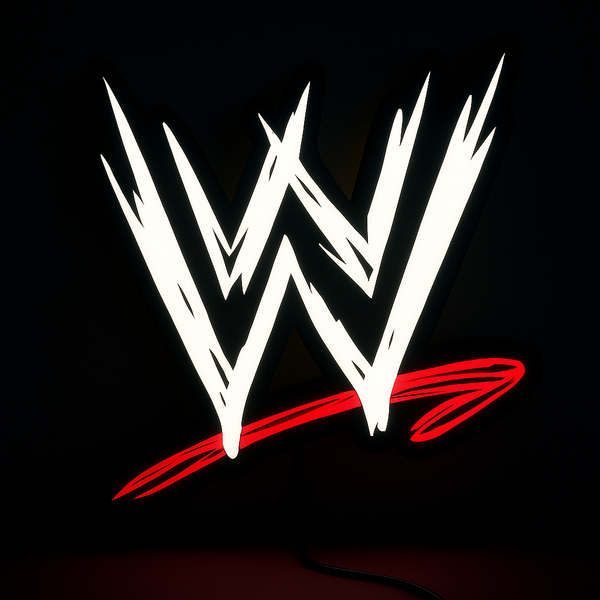 WWE Scratch Logo LED Sign