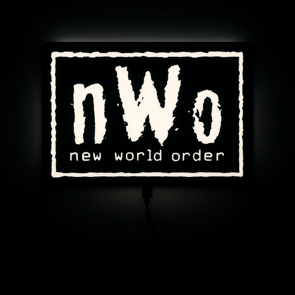 nWo New World Order LED Sign