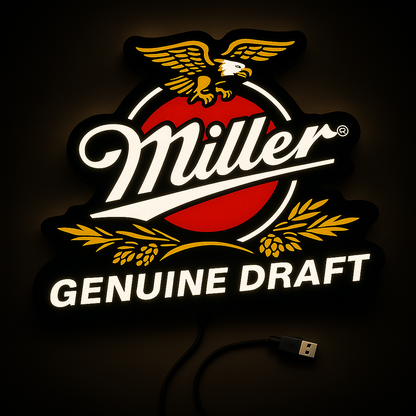 Miller Genuine Draft MGD LED Bar Light