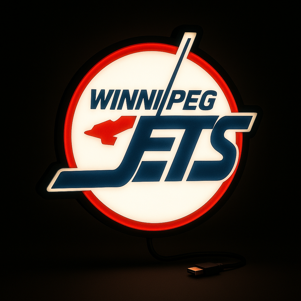 Winnipeg Jets Retro LED Bar Light