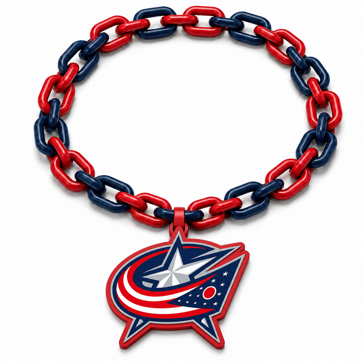Columbus Blue Jackets Classic Hype Chain by Sign Guy