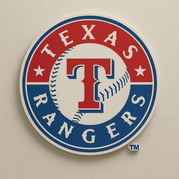 Texas Rangers 3D Wall Plaque - Sign Guy