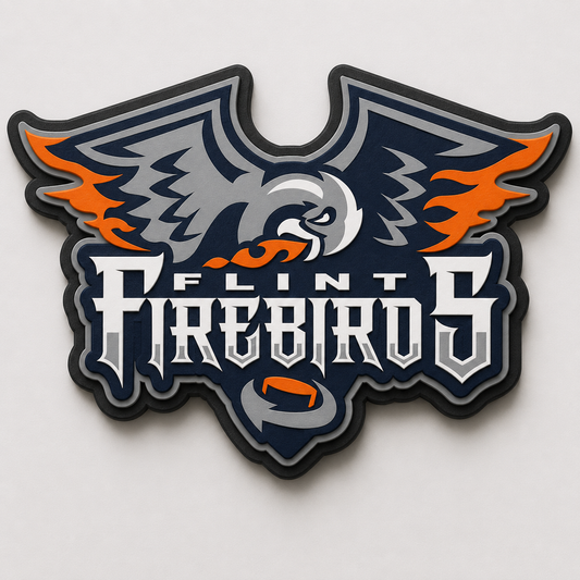 Flint Firebirds 3D Wall Plaque
