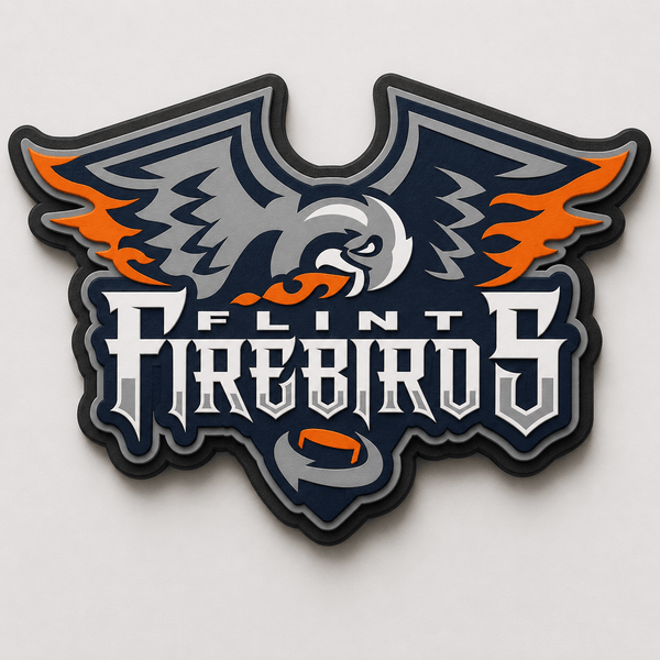 Flint Firebirds 3D Wall Plaque - Sign Guy