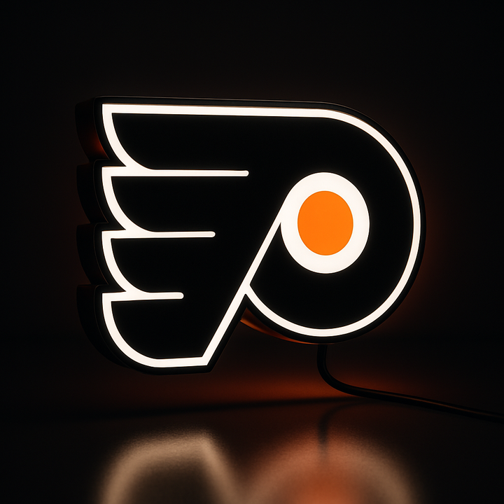 Illuminated Philadelphia Flyers LED Sign