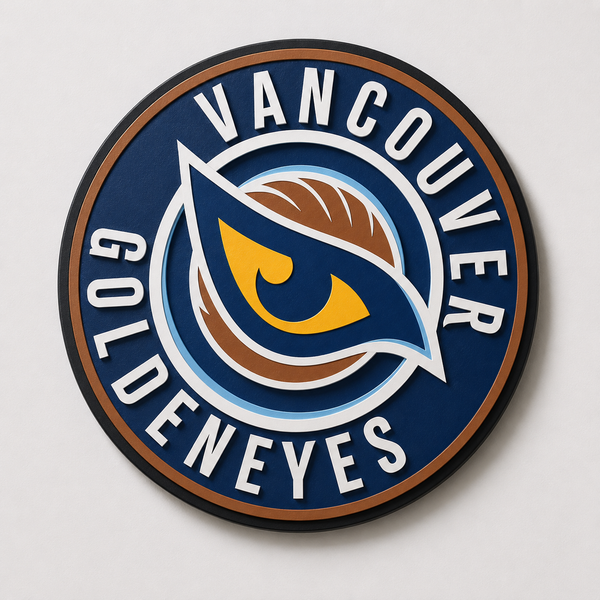 Vancouver Goldeneyes 3D Wall Plaque
