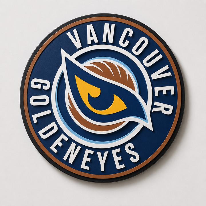 Vancouver Goldeneyes 3D Plaque