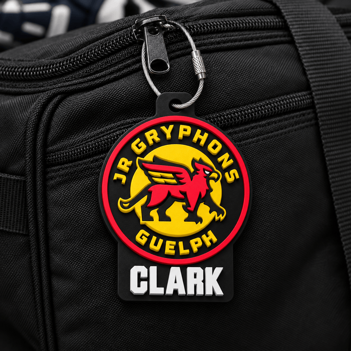 Custom Team Bag Tag - Sign Guy