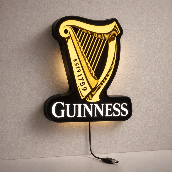 Guinness LED Bar Light - Sign Guy
