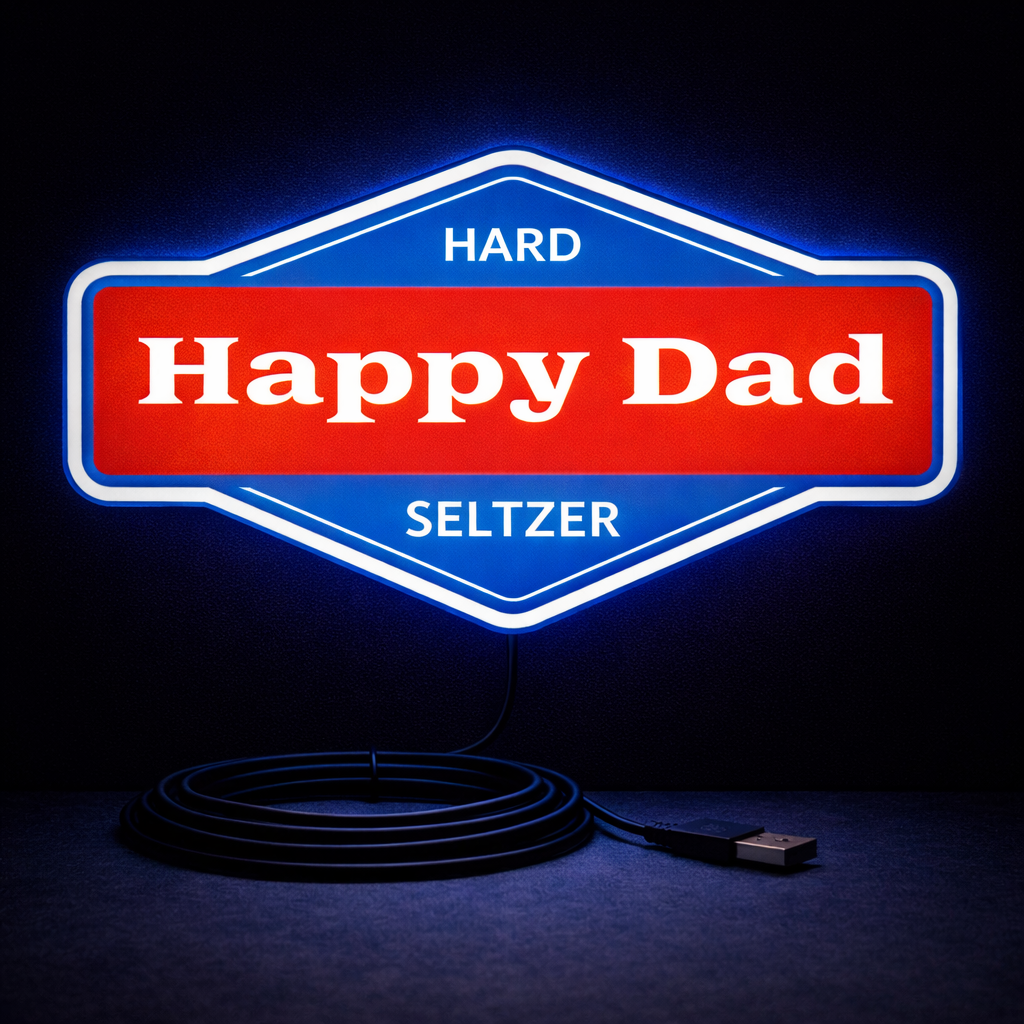 Happy Dad LED Bar Light