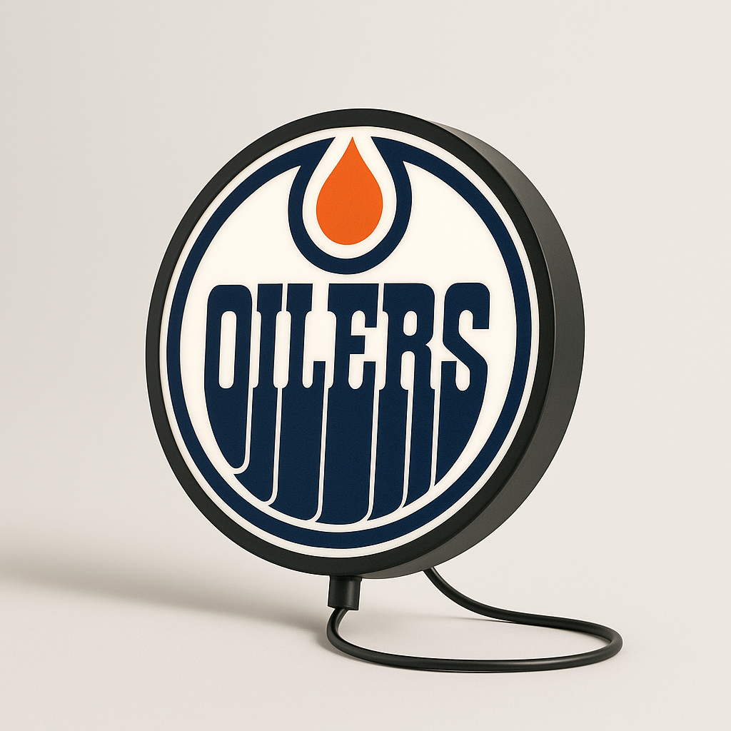 Edmonton Oilers LED Bar Light – Sign Guy