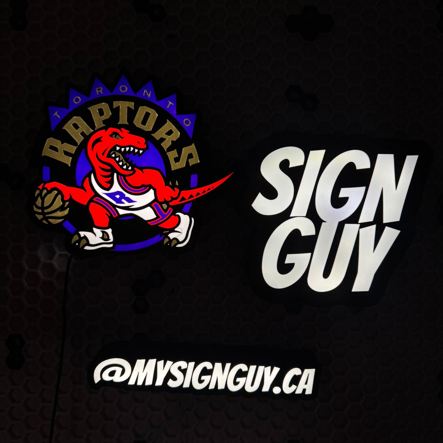 Toronto Raptors Retro LED Bar Light