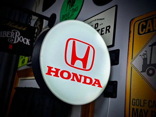 Honda Double - Sided Gas Station Light - Sign Guy