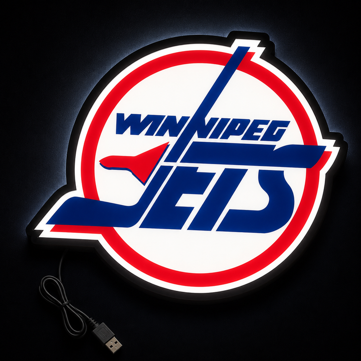 Winnipeg Jets Retro LED Sign