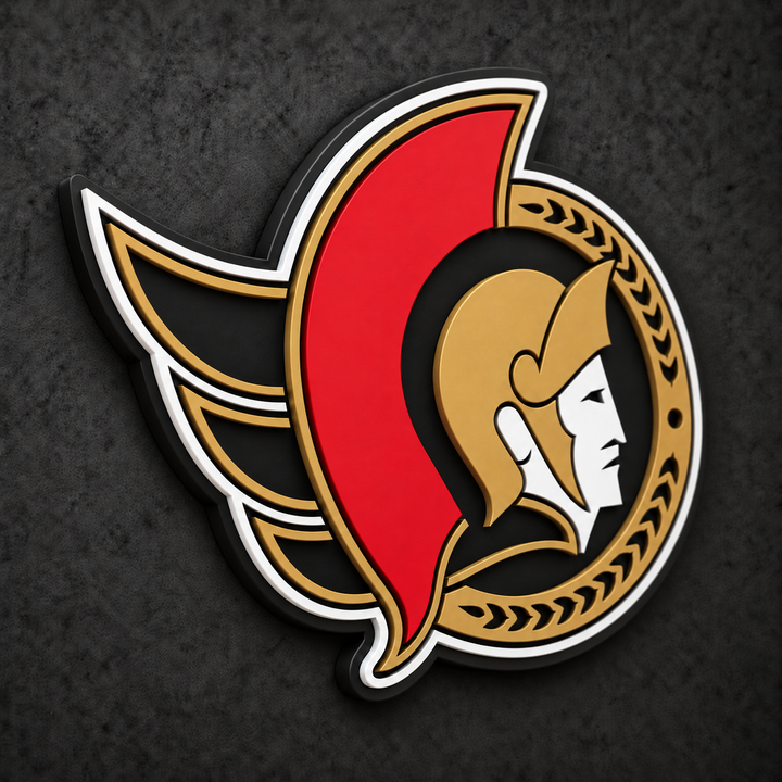 Ottawa Senators 3D Wall Plaque
